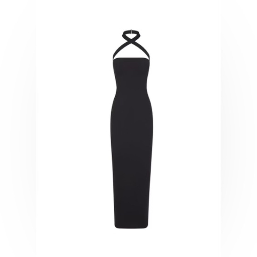 Skims Fits everybody Wrap long slip dress